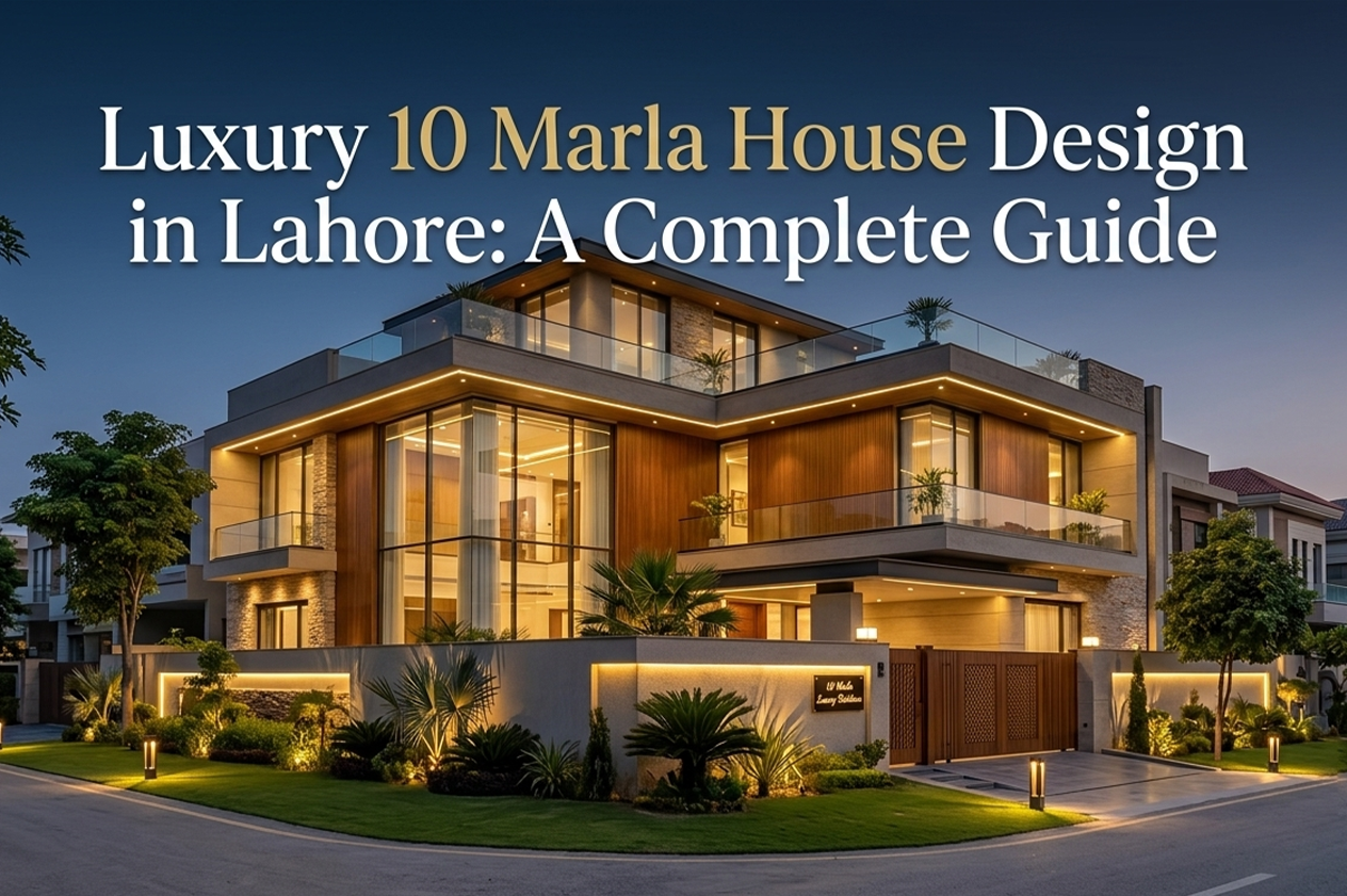 Luxury 10 Marla House Design in Lahore